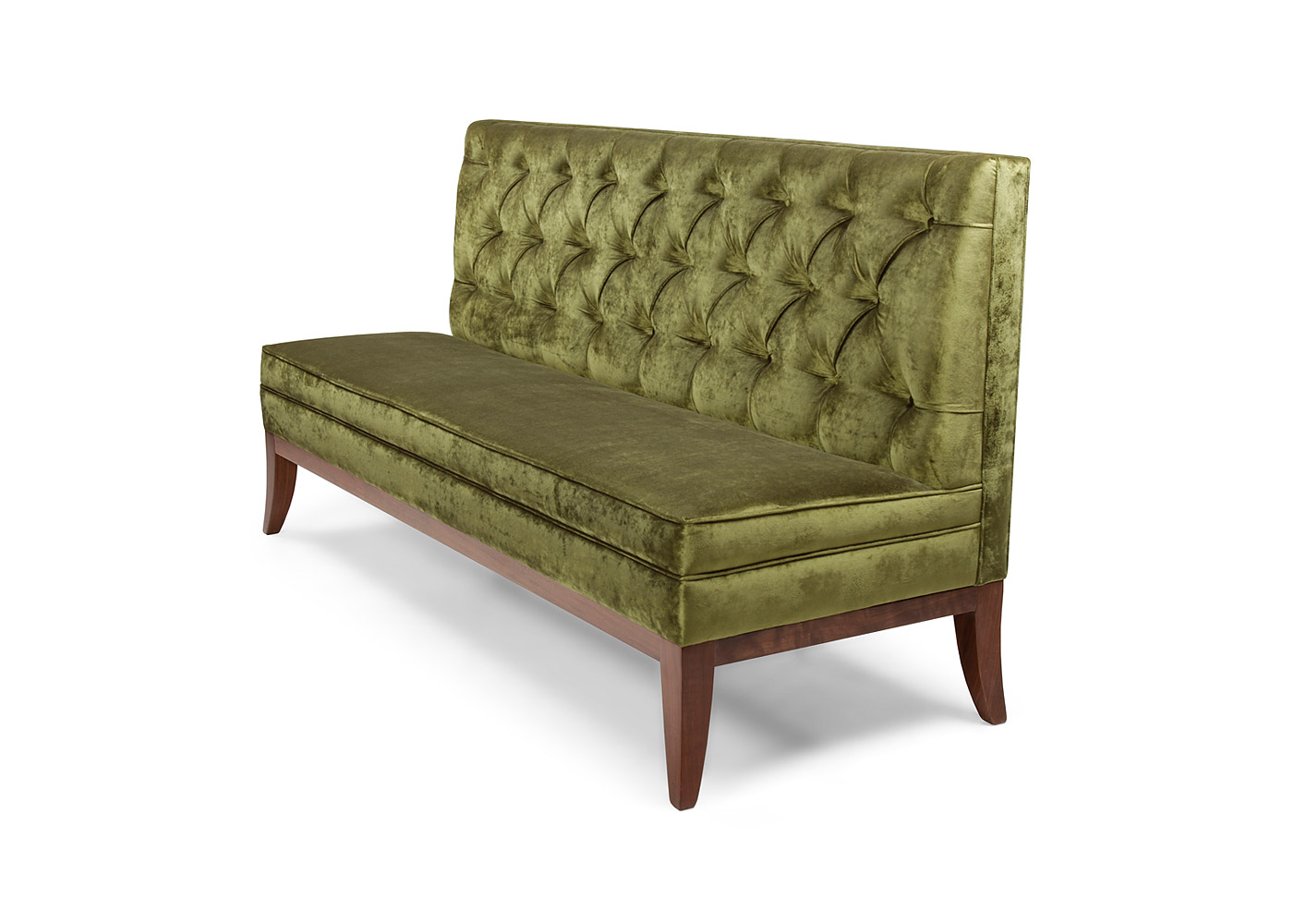 Deep Buttoned Banquette with legs